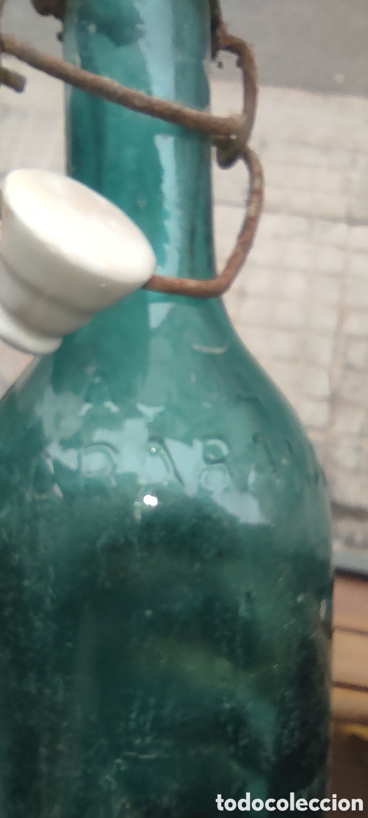 Botellas antiguas: Botella Agua de Caraba&ntilde;a - Foto 4