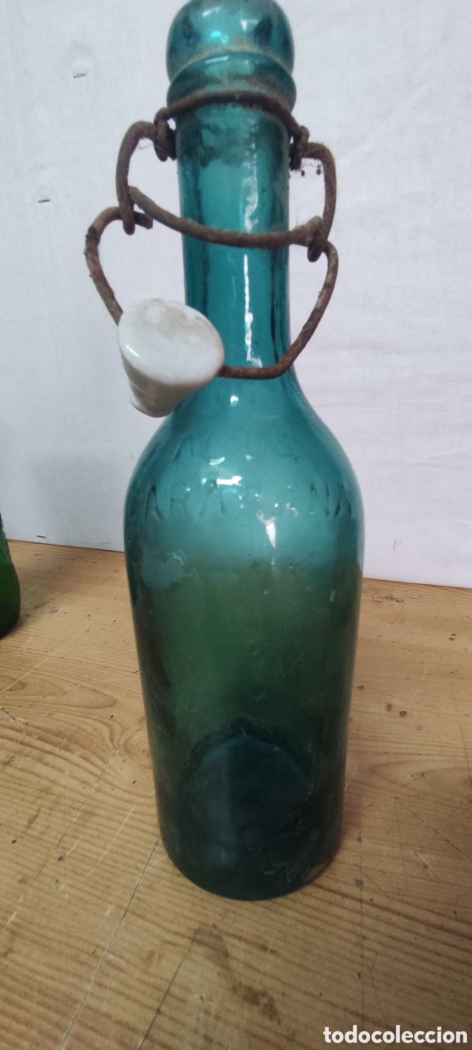 Botellas antiguas: Botella Agua de Caraba&ntilde;a - Foto 5