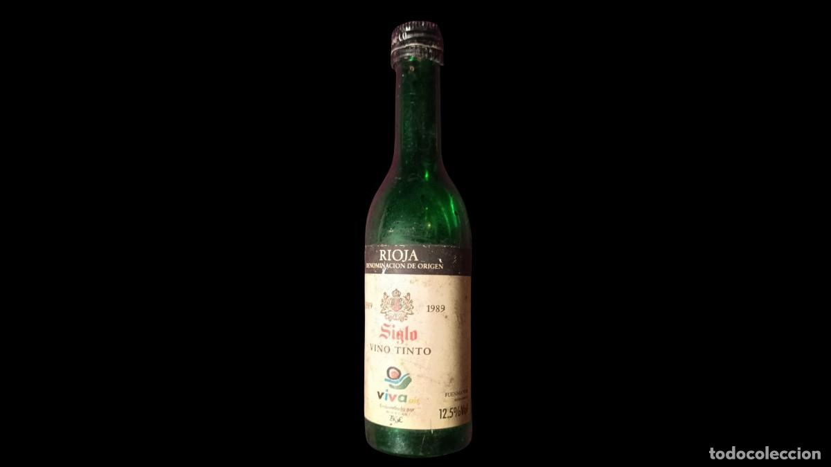 Bouteilles anciennes: BOTELL&Iacute;N MINIATURA RIOJA SIGLO VINO TINTO 1989 &middot; COLECCIONISMO VITIVIN&Iacute;COLA
