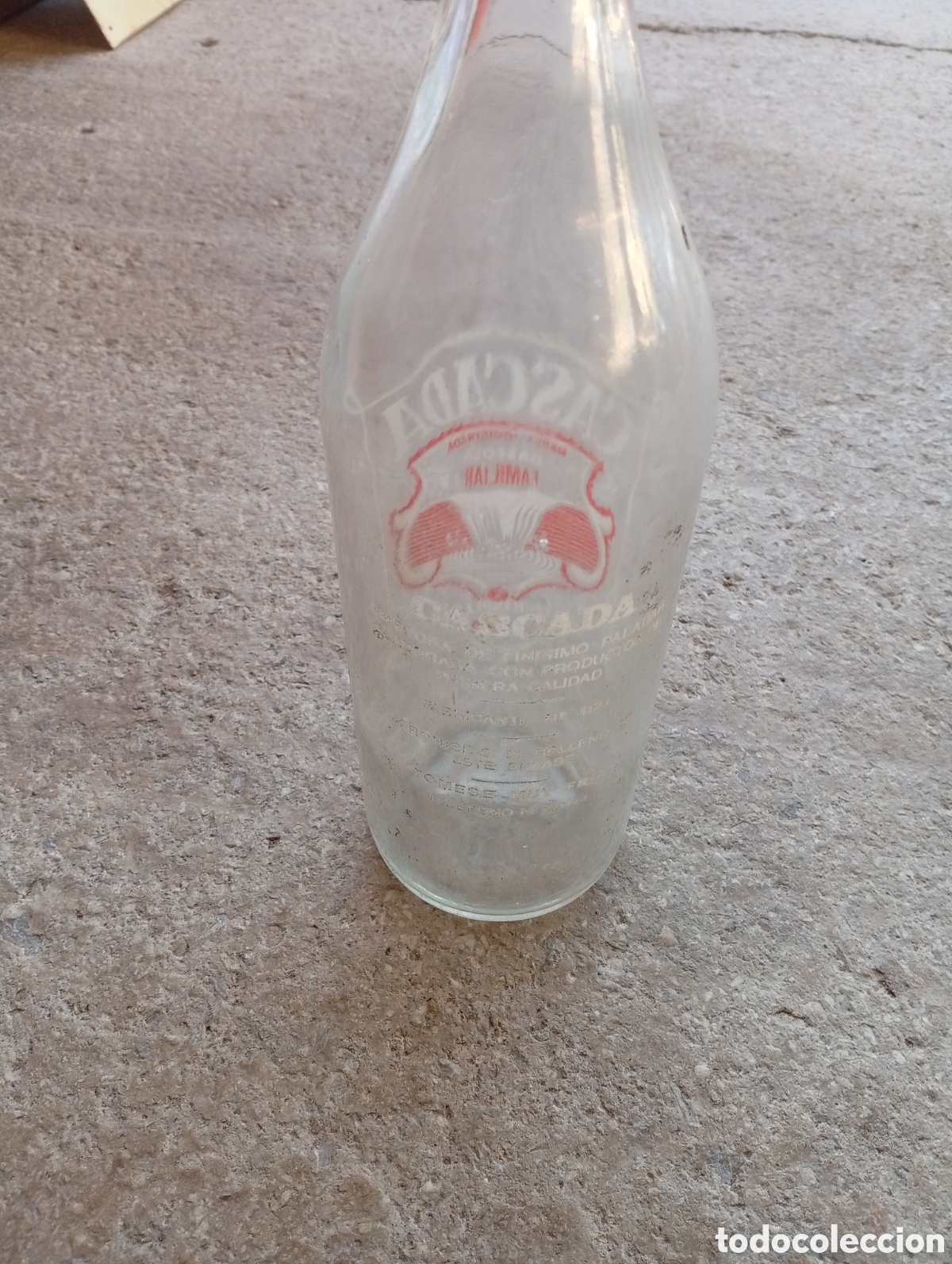 Botellas antiguas: Botella CASCADA FAMILIAR VIGO - Foto 2