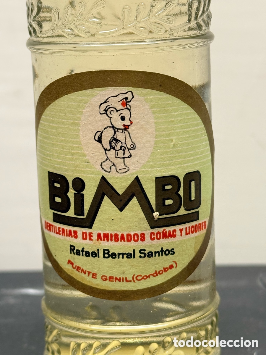 Botellas antiguas: Licor Bimbo a&ntilde;os 60-70 - Foto 4