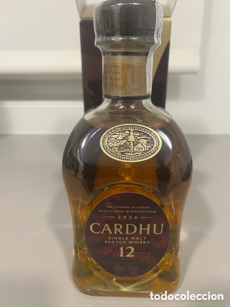 Botellas antiguas: Botella Cardhu 12 a&ntilde;os , a&ntilde;os 2000 aprox