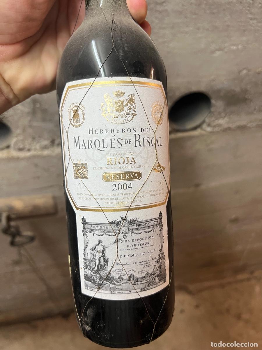 Botellas antiguas: Herederos del marques de riscal reserva 2004