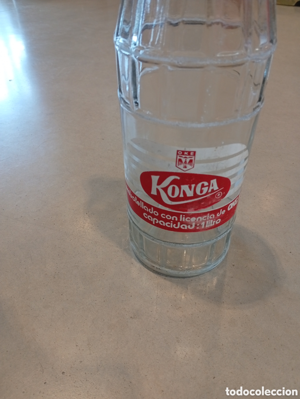Botellas antiguas: Botella antigua konga - Foto 2