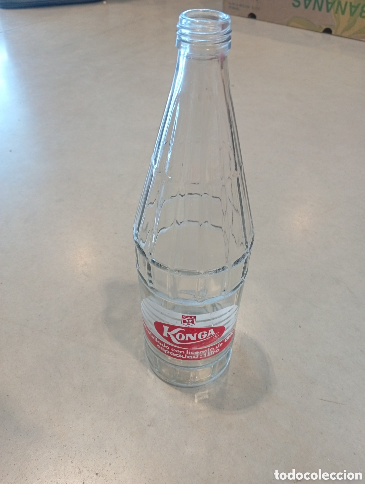 Botellas antiguas: Botella antigua konga - Foto 1