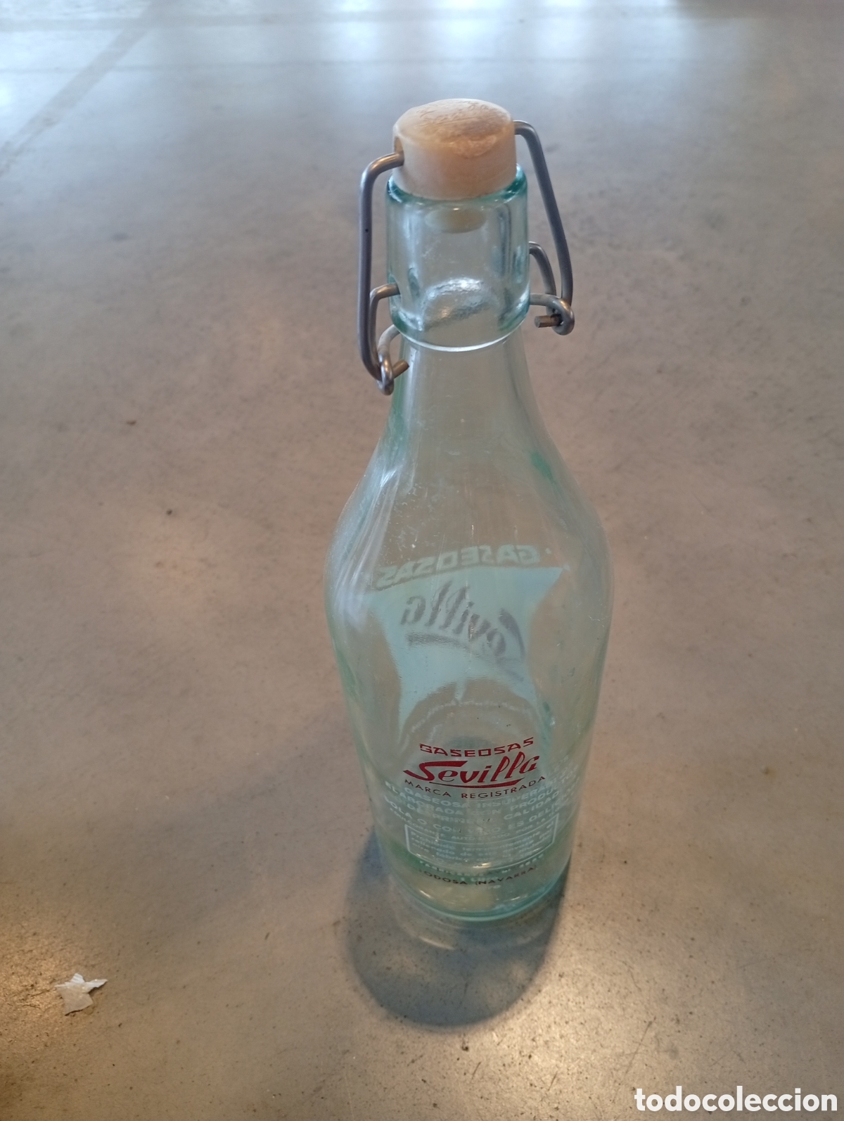 Botellas antiguas: Botella gaseosa sevilla - Foto 3