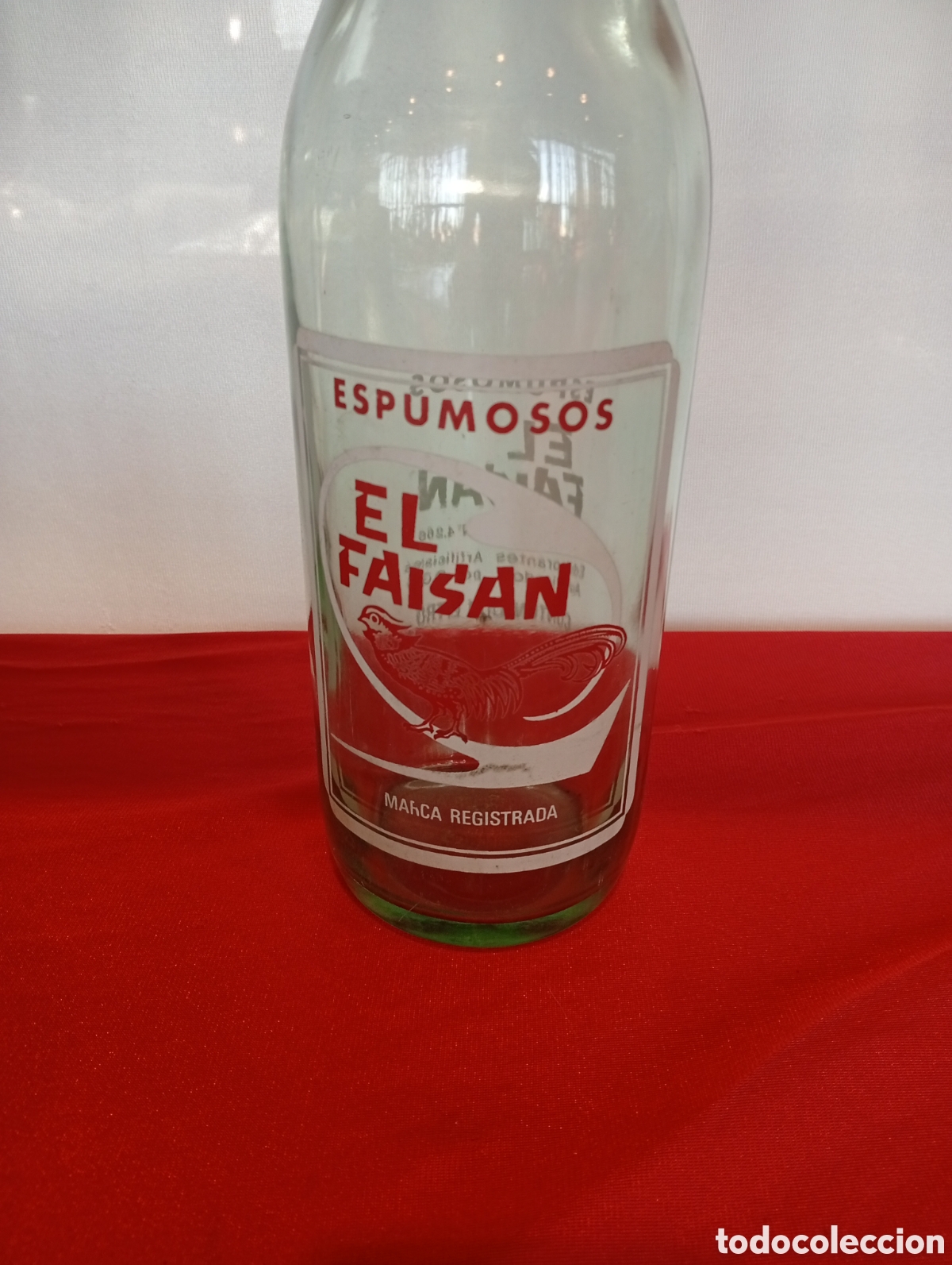 Botellas antiguas: Botella gaseosa el fais&aacute;n - Foto 1
