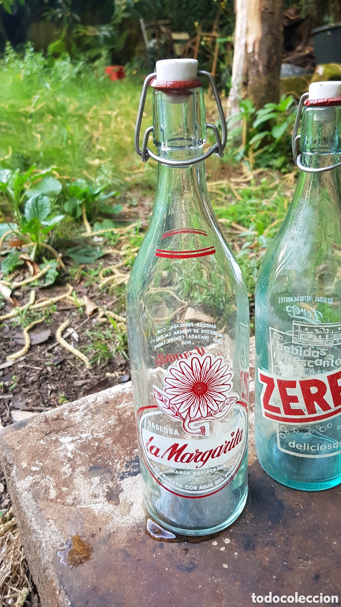 Garrafas antigas: Botella de gaseosa La Margarita
