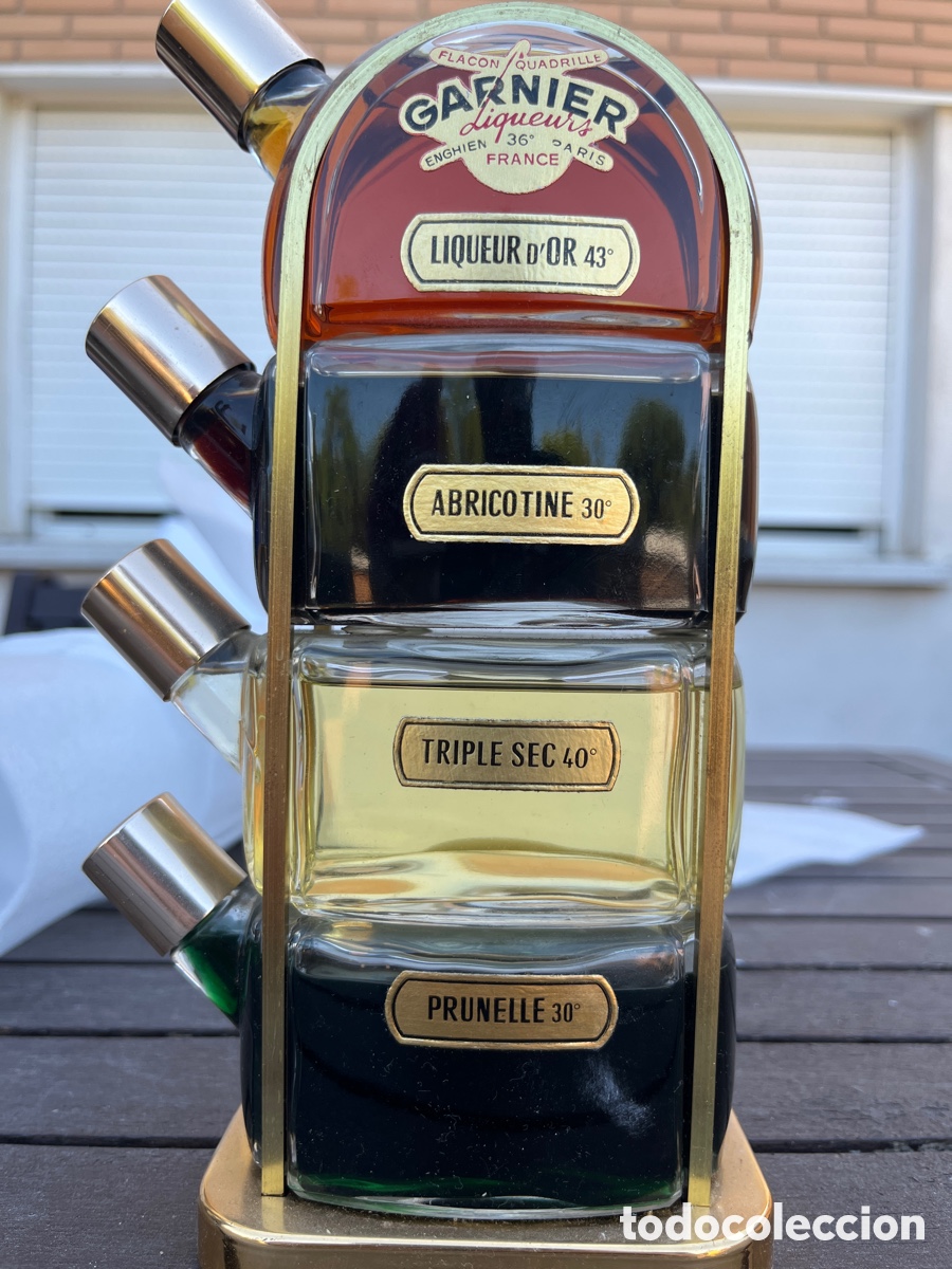 Botellas antiguas: Antiguo decantador art deco garnier