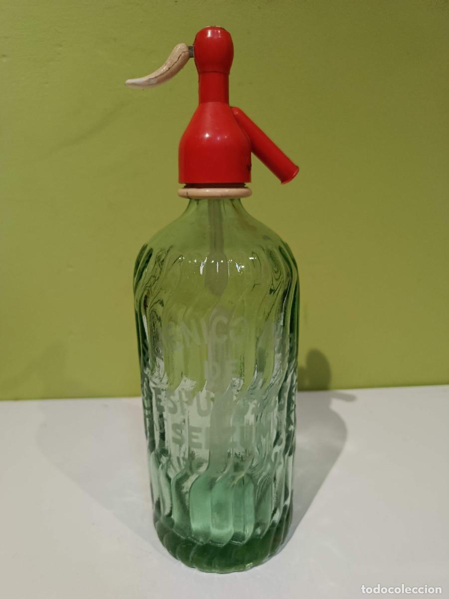 Botellas antiguas: Botella sif&oacute;n Selzum - Foto 1