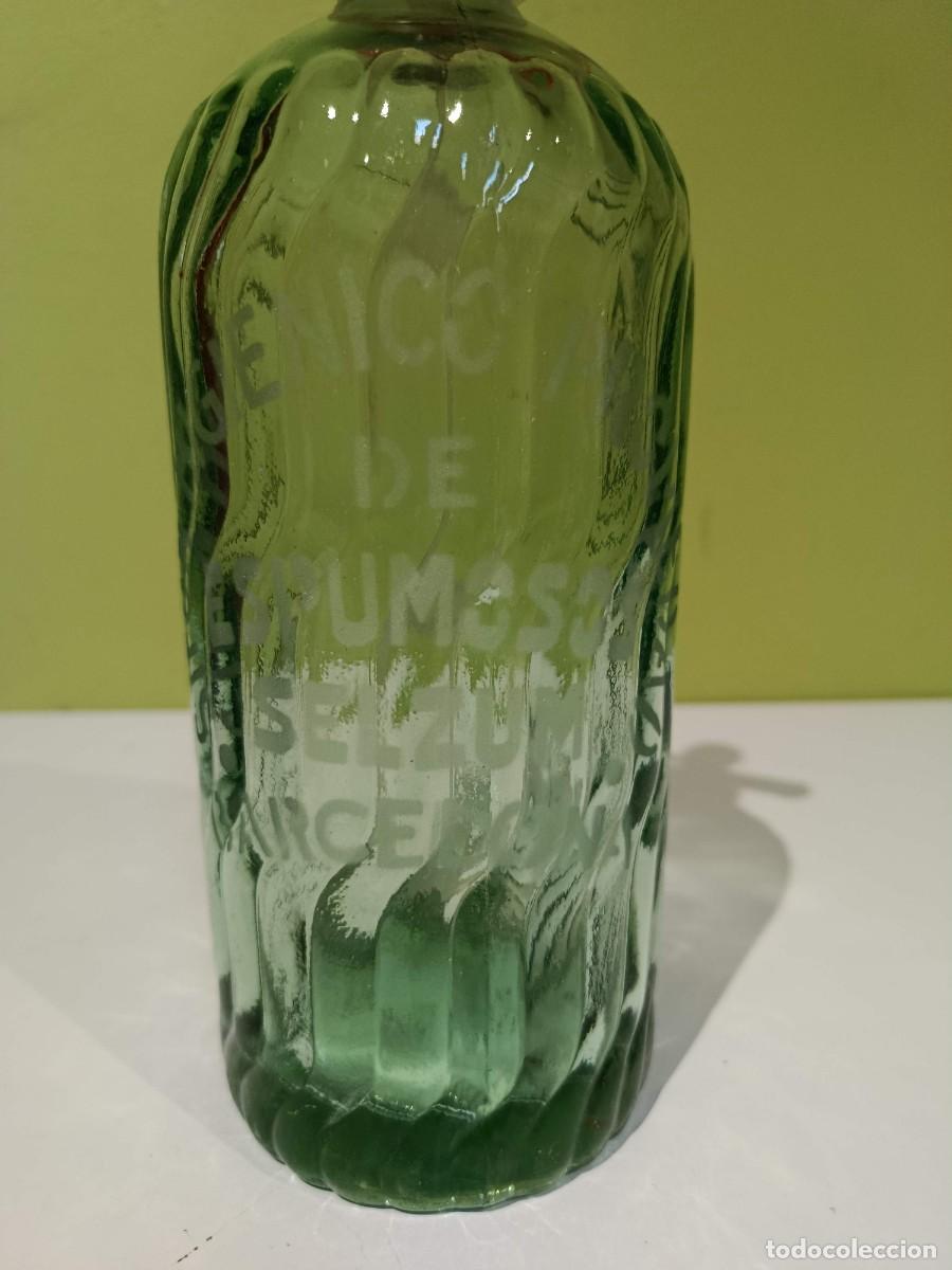 Botellas antiguas: Botella sif&oacute;n Selzum - Foto 2