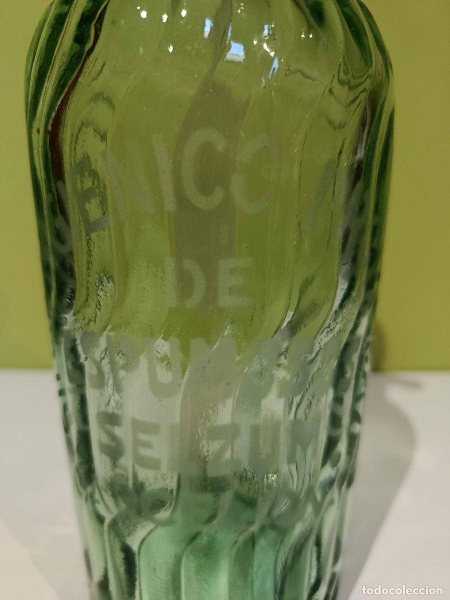 Botellas antiguas: Botella sif&oacute;n Selzum - Foto 3
