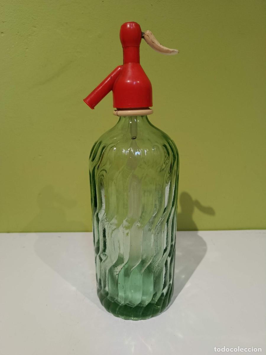 Botellas antiguas: Botella sif&oacute;n Selzum - Foto 4