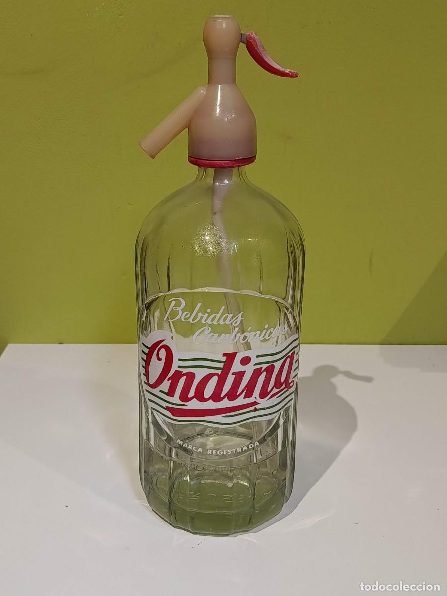 Botellas antiguas: Botella sif&oacute;n Ondina - Foto 1