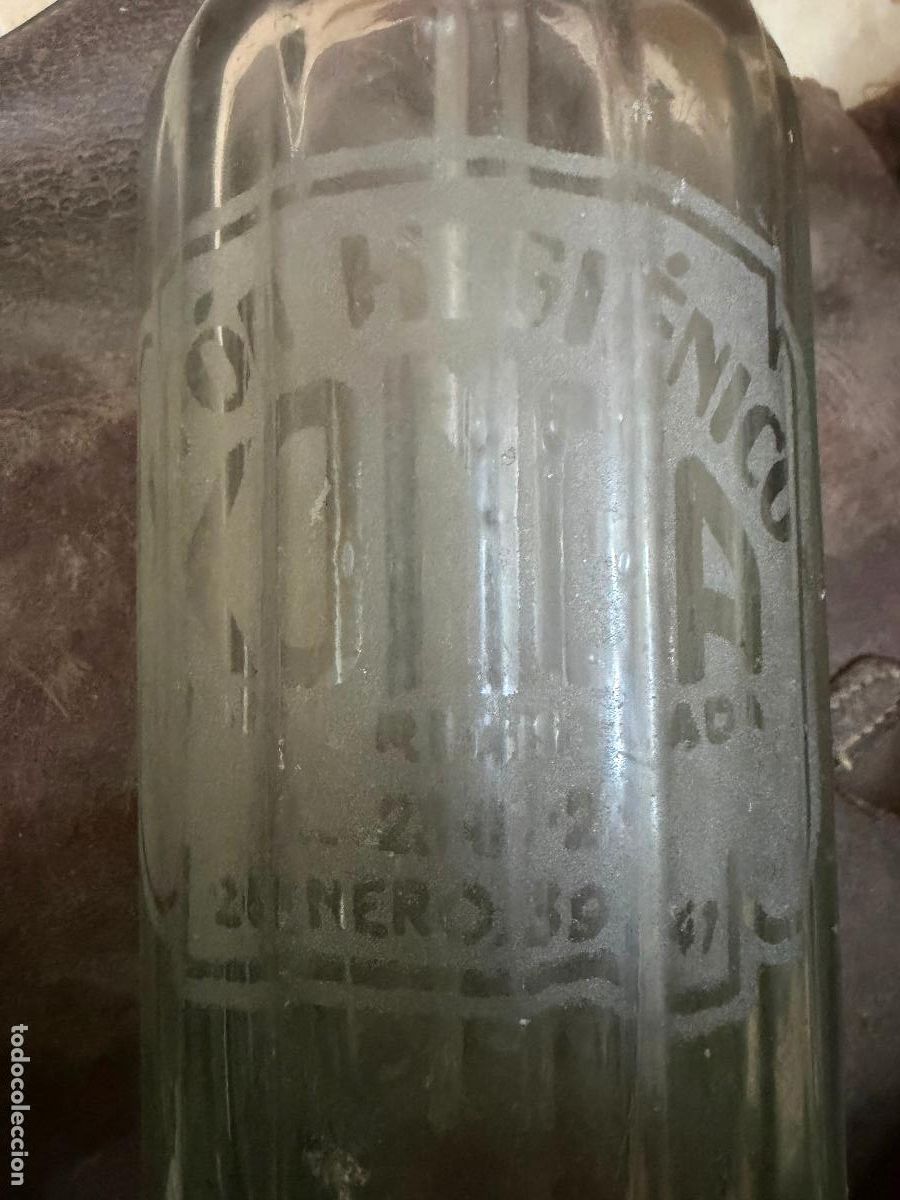 Botellas antiguas: Sif&oacute;n al &aacute;cido konga - Foto 3