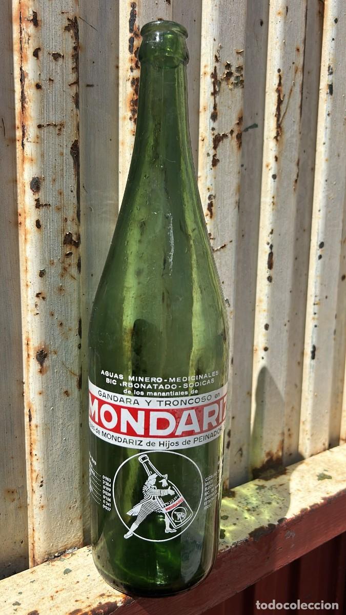 Botellas antiguas: BOTELLA ANTIGUA DE AGUAS MONDARIZ GANDARA Y TRONCOSO HIJOS DE PEINADOR