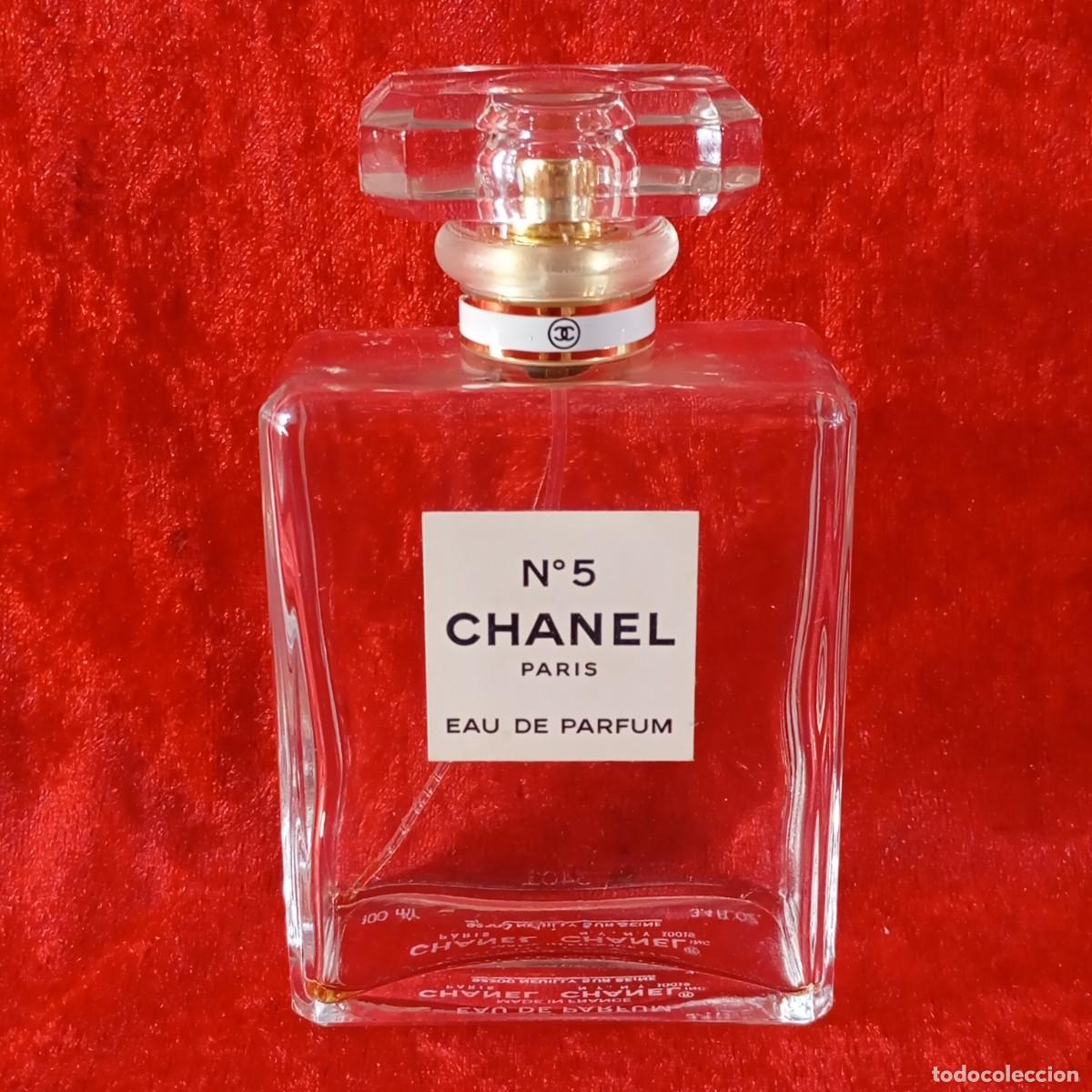 Botellas antiguas: CHANEL N&ordm; 5 - EAU DE PARFUM - PARIS - PERFUME - 100 ml - FRASCO PERFUME VACIO / 3074-1