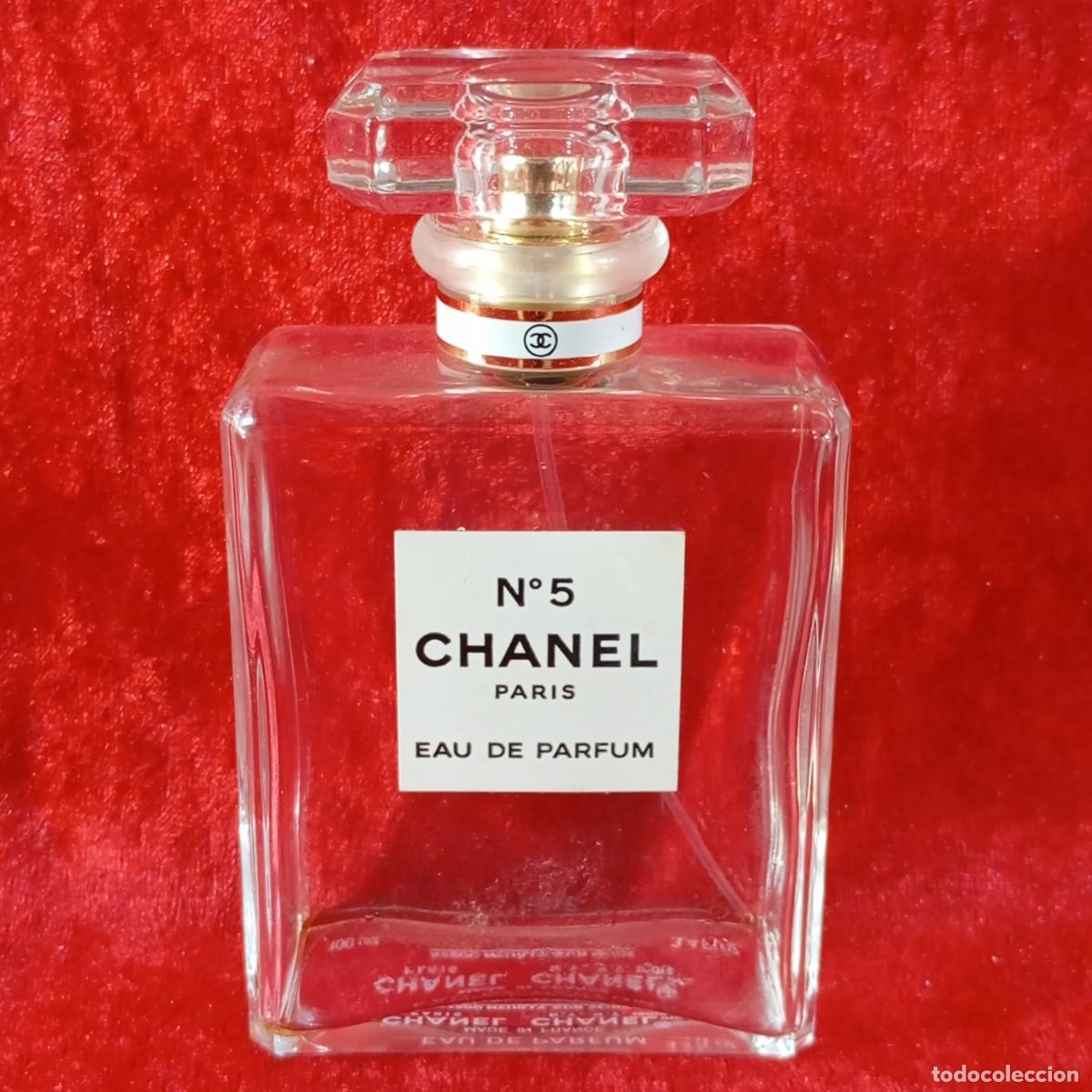 Botellas antiguas: CHANEL N&ordm; 5 - EAU DE PARFUM - PARIS - PERFUME - 100 ml - FRASCO PERFUME VACIO / 3074-3