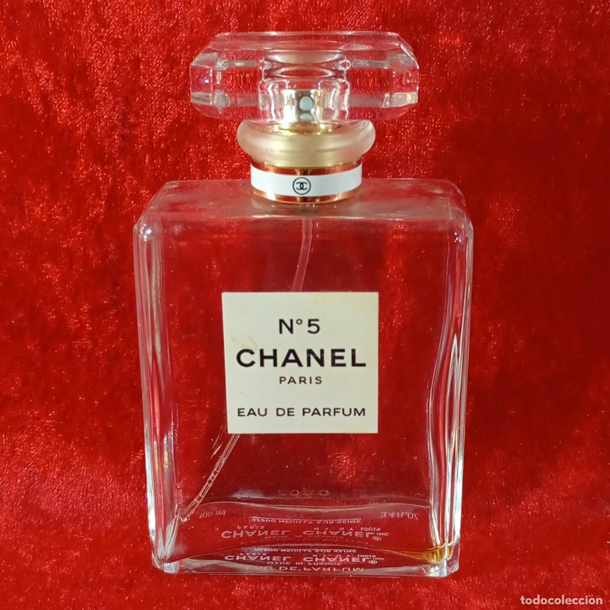 Botellas antiguas: CHANEL N&ordm; 5 - EAU DE PARFUM - PARIS - PERFUME - 100 ml - FRASCO PERFUME VACIO / 3074-4