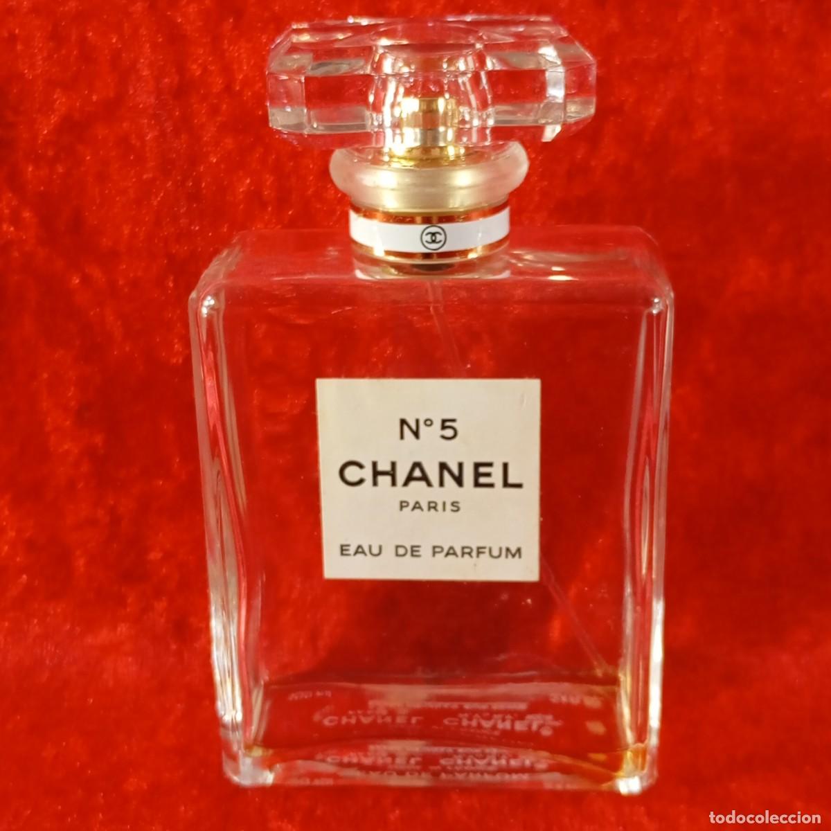 Botellas antiguas: CHANEL N&ordm; 5 - EAU DE PARFUM - PARIS - PERFUME - 100 ml - FRASCO PERFUME VACIO / 3074-5