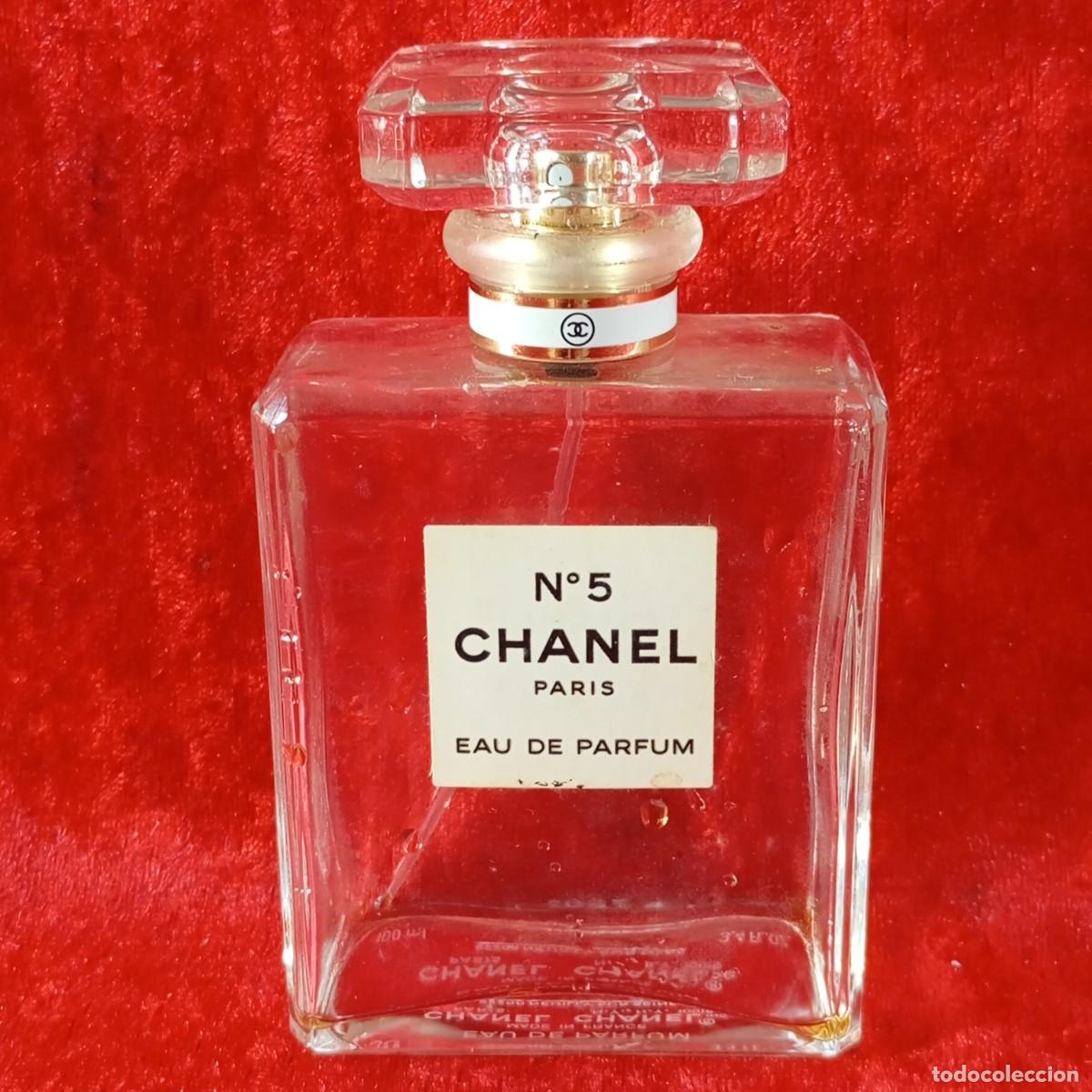 Botellas antiguas: CHANEL N&ordm; 5 - EAU DE PARFUM - PARIS - PERFUME - 100 ml - FRASCO PERFUME VACIO / 3074-6
