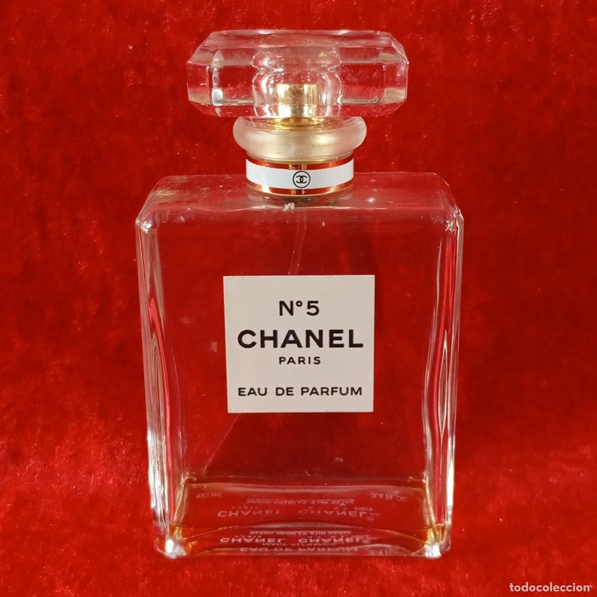 Botellas antiguas: CHANEL N&ordm; 5 - EAU DE PARFUM - PARIS - PERFUME - 100 ml - FRASCO PERFUME VACIO / 3074-8
