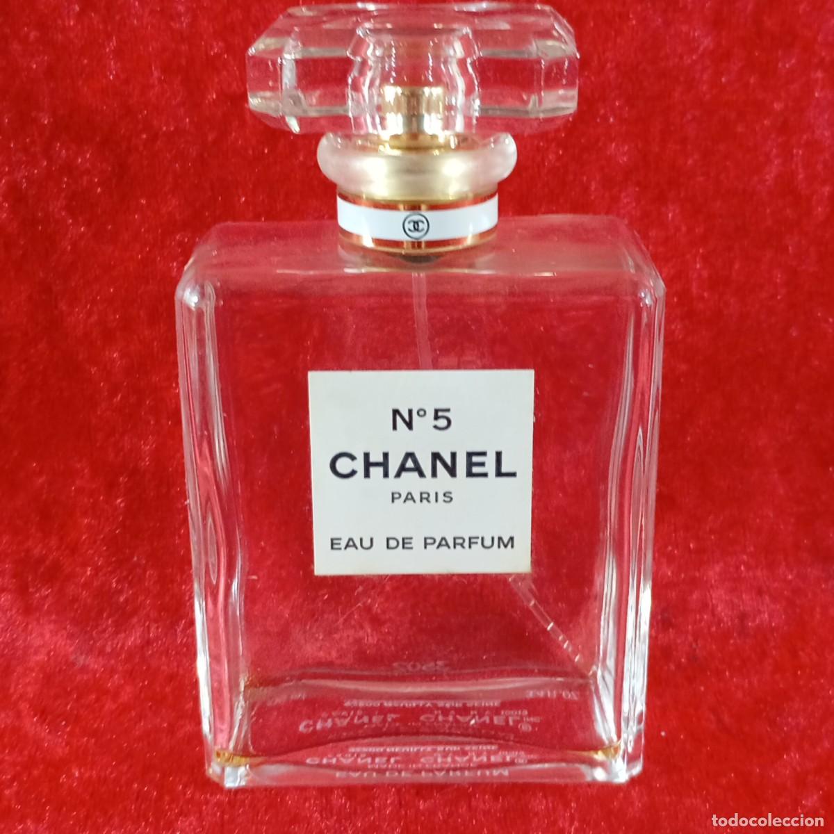 Botellas antiguas: CHANEL N&ordm; 5 - EAU DE PARFUM - PARIS - PERFUME - 100 ml - FRASCO PERFUME VACIO / 3074-9