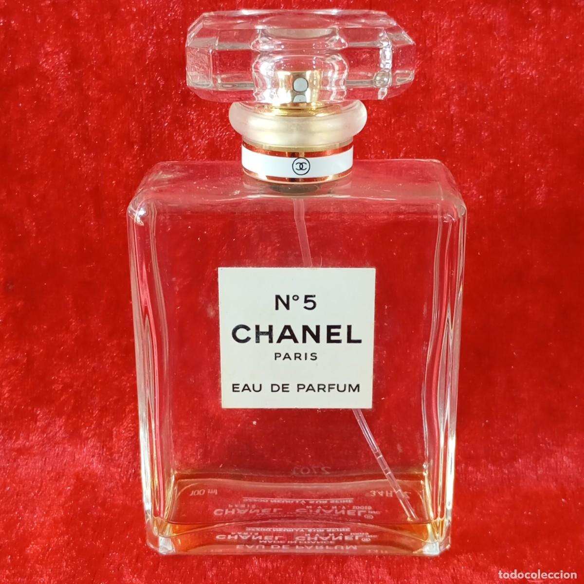 Botellas antiguas: CHANEL N&ordm; 5 - EAU DE PARFUM - PARIS - PERFUME - 100 ml - FRASCO PERFUME VACIO / 3074-11
