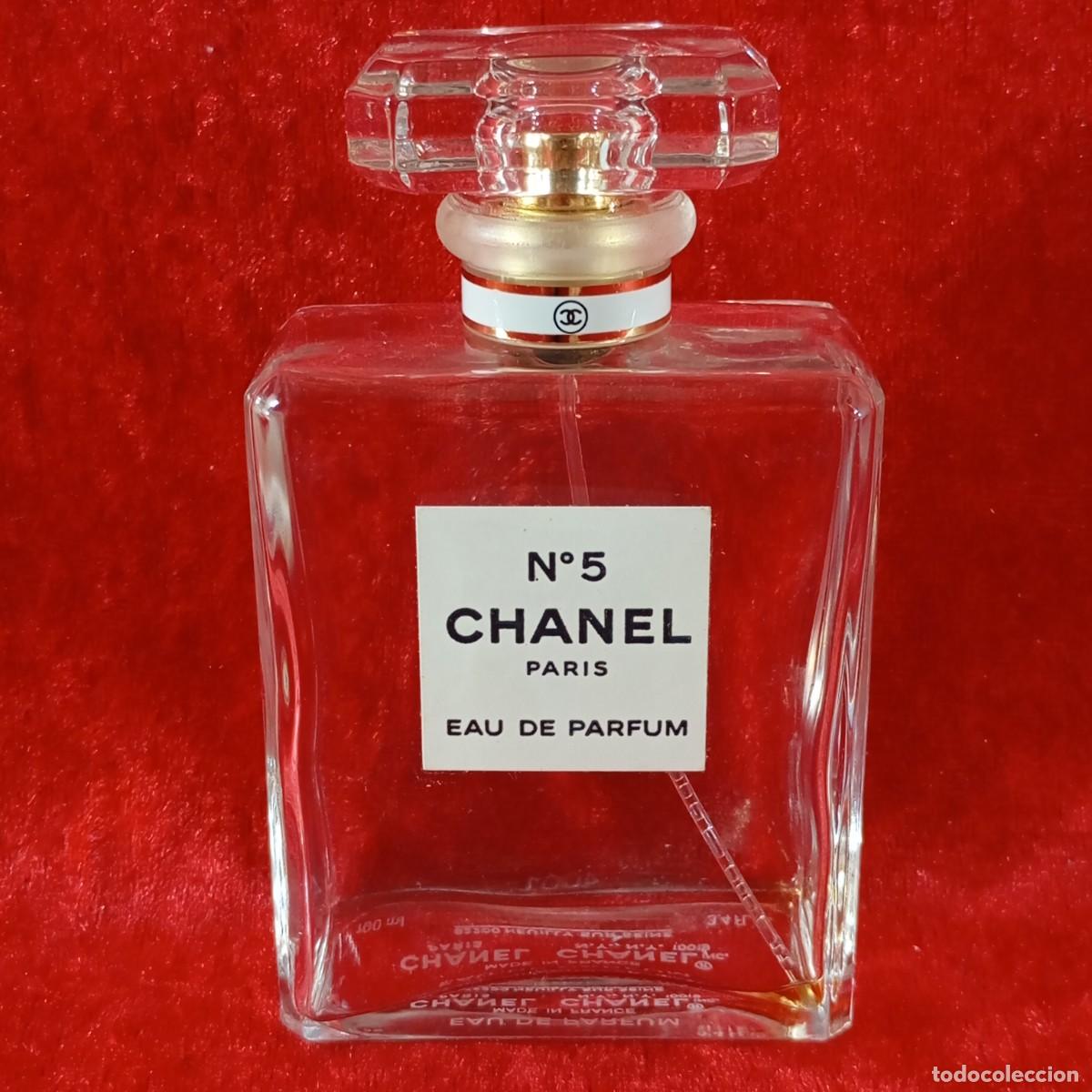 Botellas antiguas: CHANEL N&ordm; 5 - EAU DE PARFUM - PARIS - PERFUME - 100 ml - FRASCO PERFUME VACIO / 3074-13