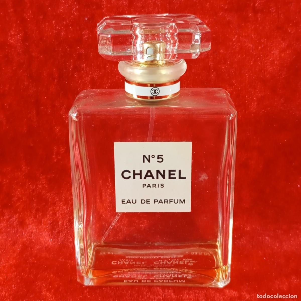 Botellas antiguas: CHANEL N&ordm; 5 - EAU DE PARFUM - PARIS - PERFUME - 100 ml - FRASCO PERFUME VACIO / 3074-14