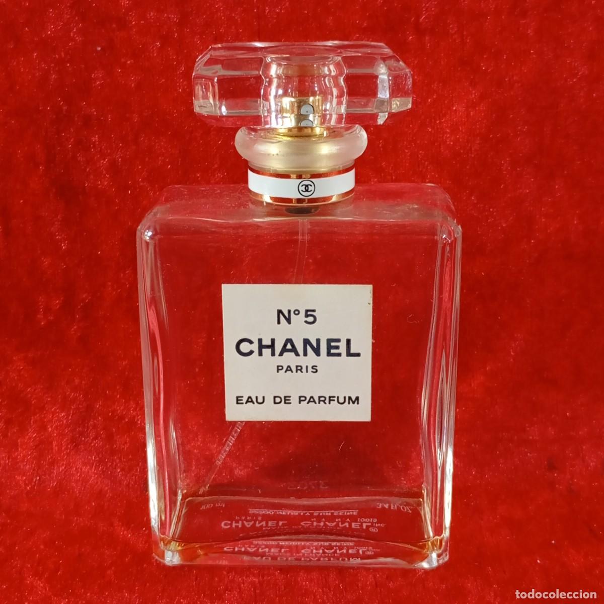 Botellas antiguas: CHANEL N&ordm; 5 - EAU DE PARFUM - PARIS - PERFUME - 100 ml - FRASCO PERFUME VACIO / 3074-15