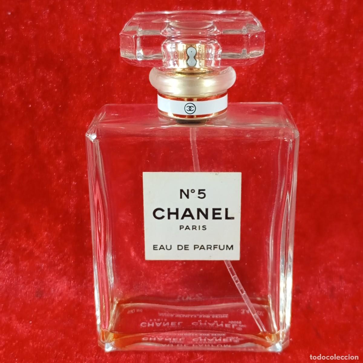 Botellas antiguas: CHANEL N&ordm; 5 - EAU DE PARFUM - PARIS - PERFUME - 100 ml - FRASCO PERFUME VACIO / 3074-16