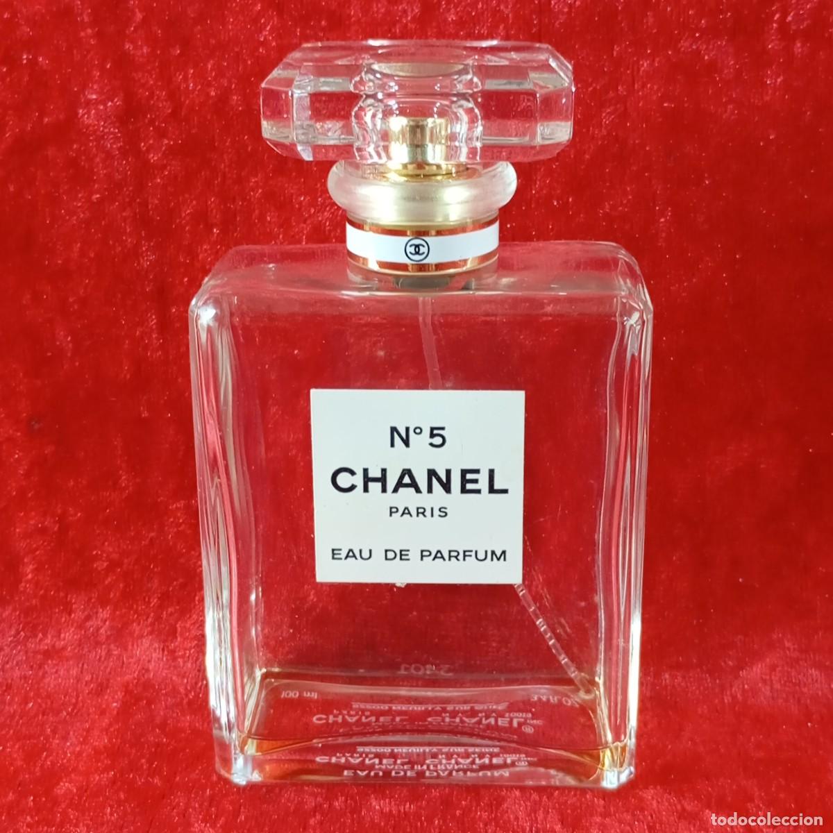 Botellas antiguas: CHANEL N&ordm; 5 - EAU DE PARFUM - PARIS - PERFUME - 100 ml - FRASCO PERFUME VACIO / 3074-17