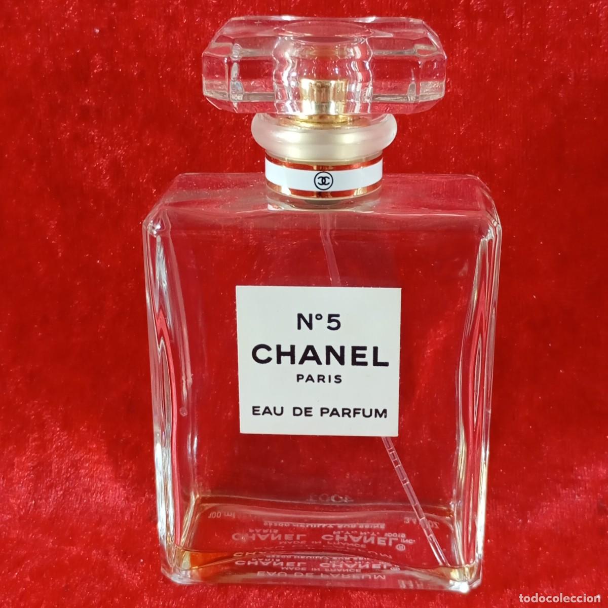Botellas antiguas: CHANEL N&ordm; 5 - EAU DE PARFUM - PARIS - PERFUME - 100 ml - FRASCO PERFUME VACIO / 3074-19