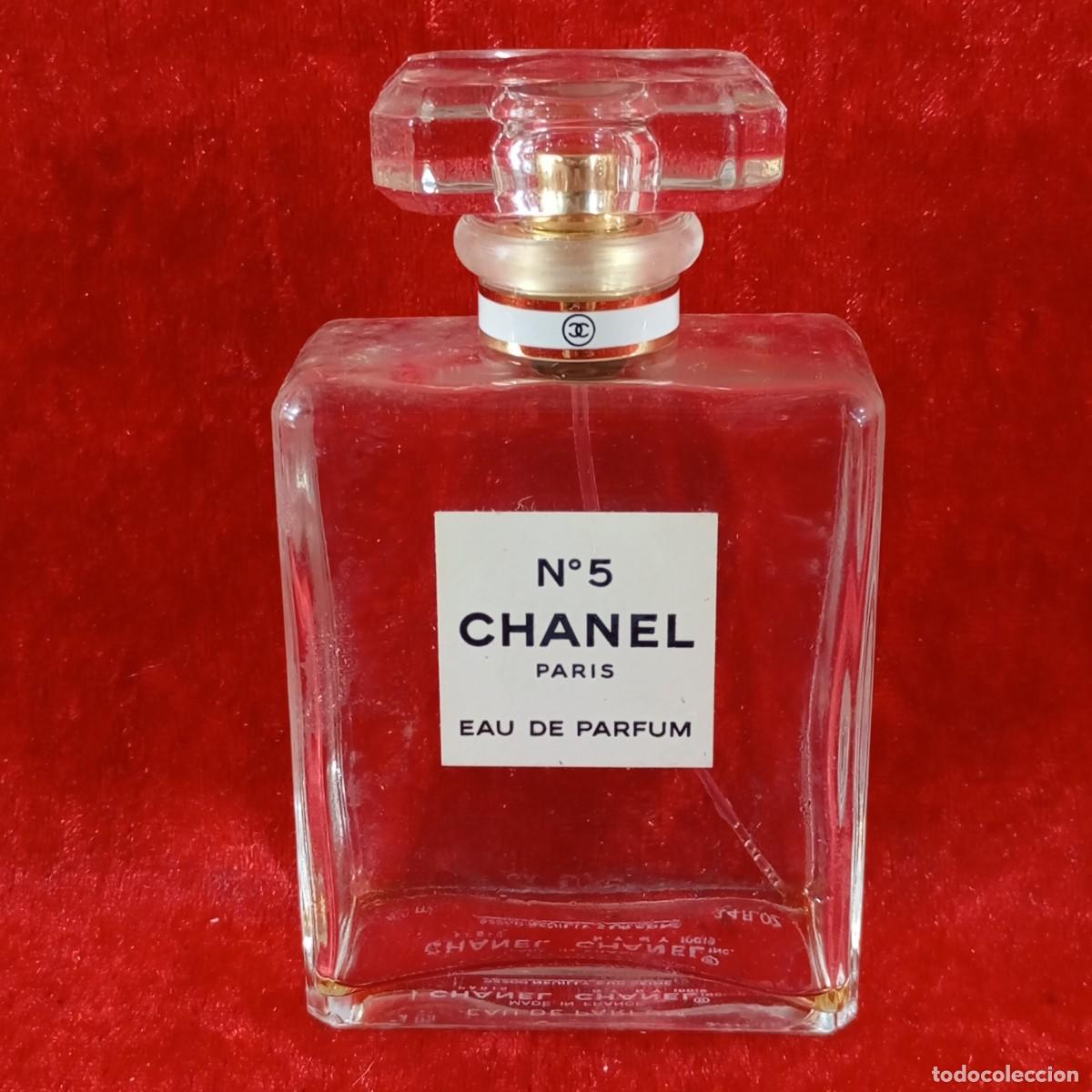Botellas antiguas: CHANEL N&ordm; 5 - EAU DE PARFUM - PARIS - PERFUME - 100 ml - FRASCO PERFUME VACIO / 3074-20
