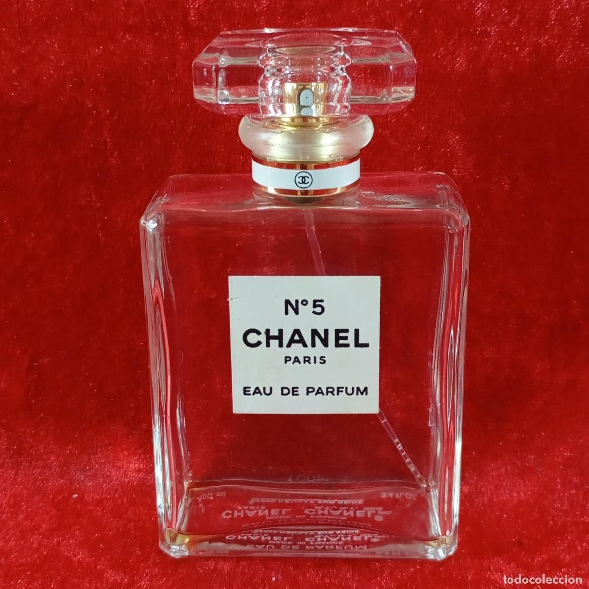 Botellas antiguas: CHANEL N&ordm; 5 - EAU DE PARFUM - PARIS - PERFUME - 100 ml - FRASCO PERFUME VACIO / 3074-21