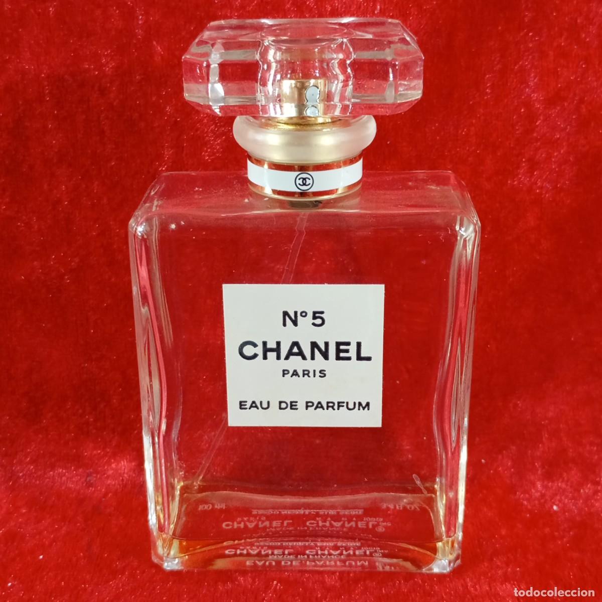 Botellas antiguas: CHANEL N&ordm; 5 - EAU DE PARFUM - PARIS - PERFUME - 100 ml - FRASCO PERFUME VACIO / 3074-24