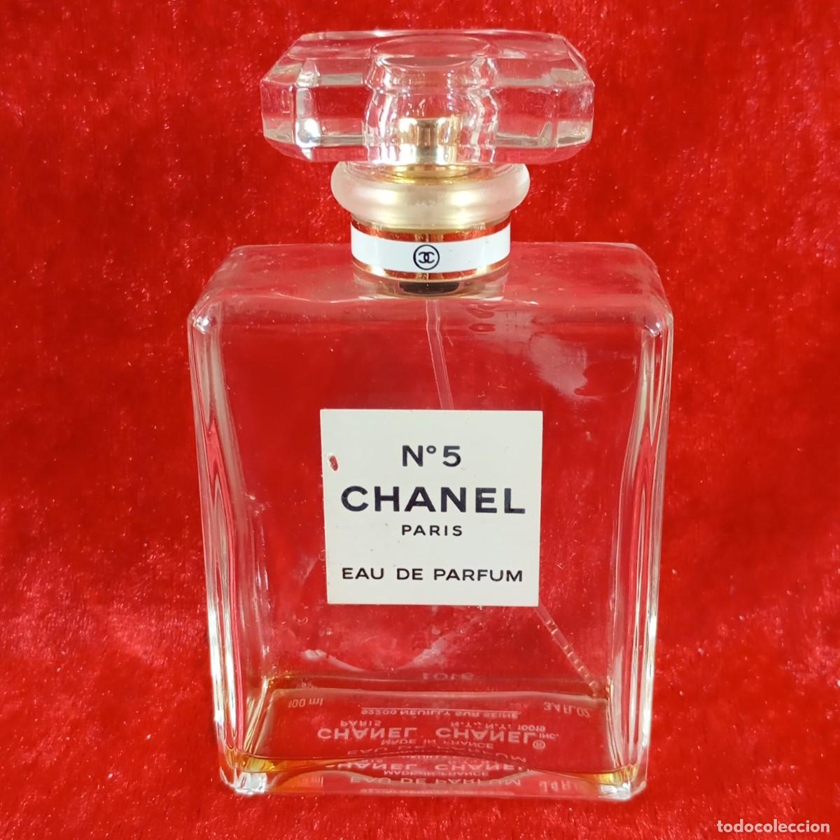 Botellas antiguas: CHANEL N&ordm; 5 - EAU DE PARFUM - PARIS - PERFUME - 100 ml - FRASCO PERFUME VACIO / 3074-25
