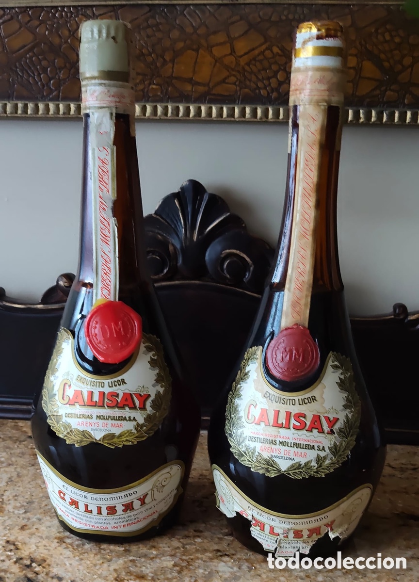 Botellas antiguas: Botella Calisay Arenys de Mar