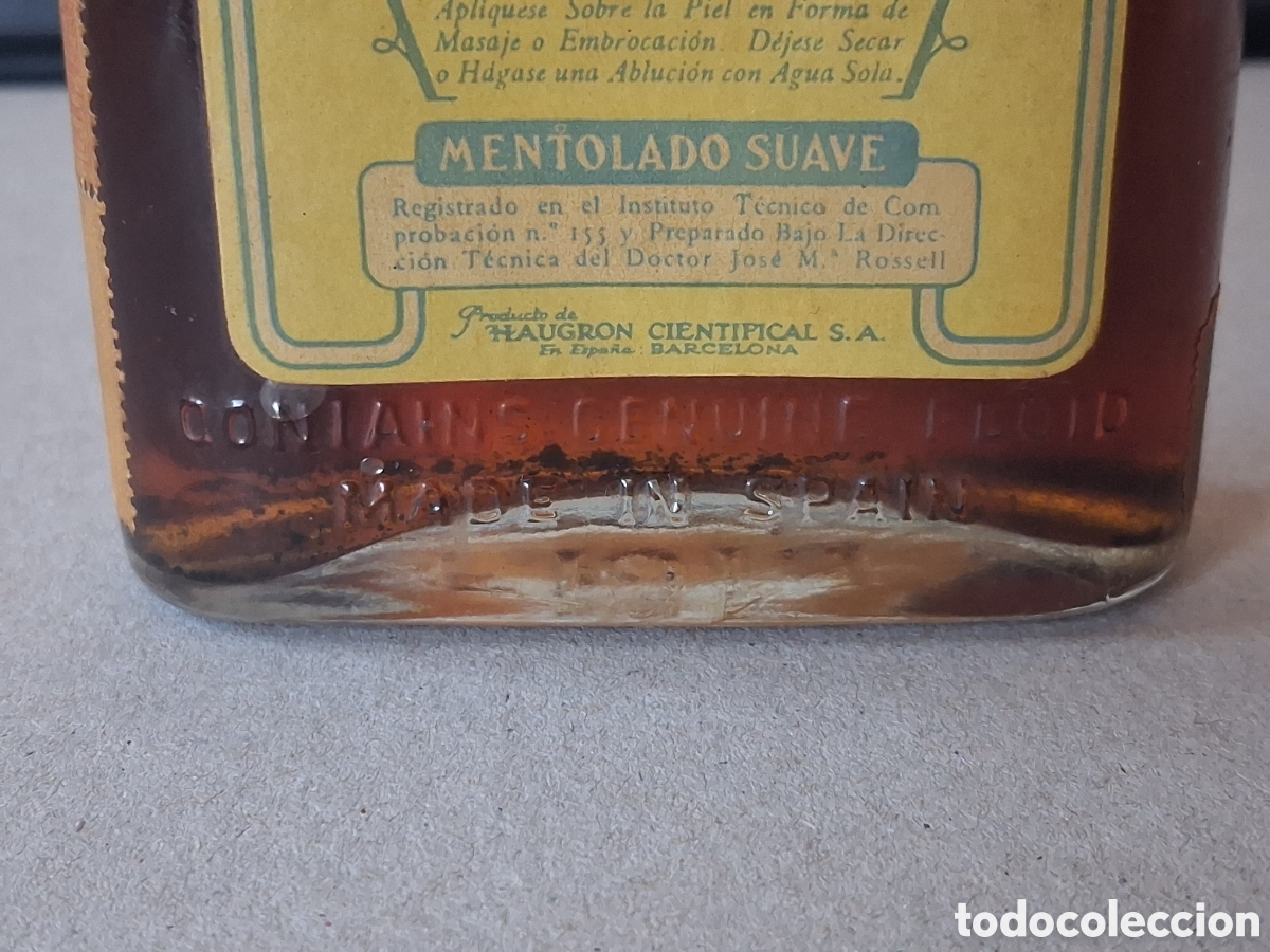 Botellas antiguas: Botella frasco Floid - Foto 8