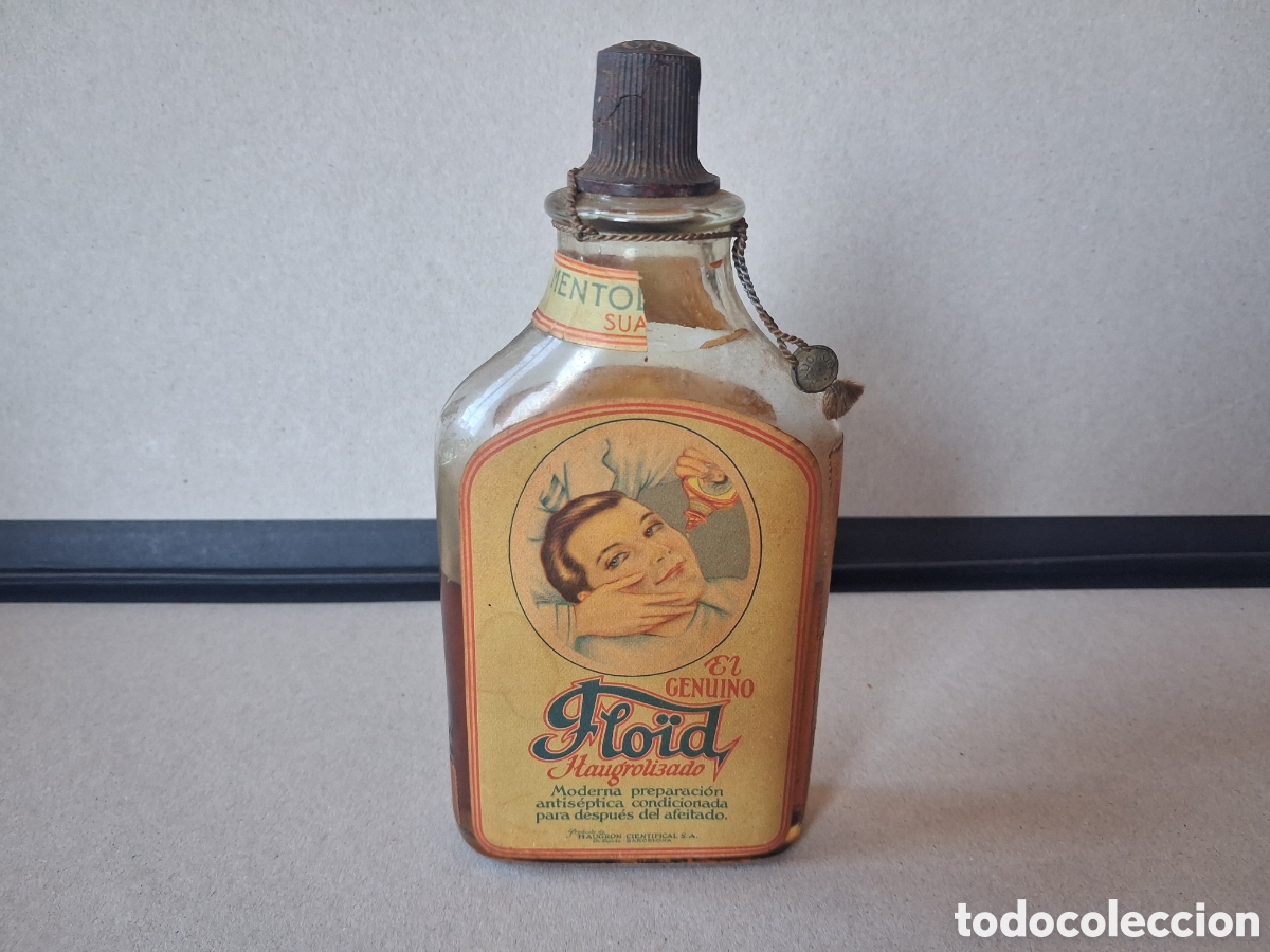 Botellas antiguas: Botella frasco Floid