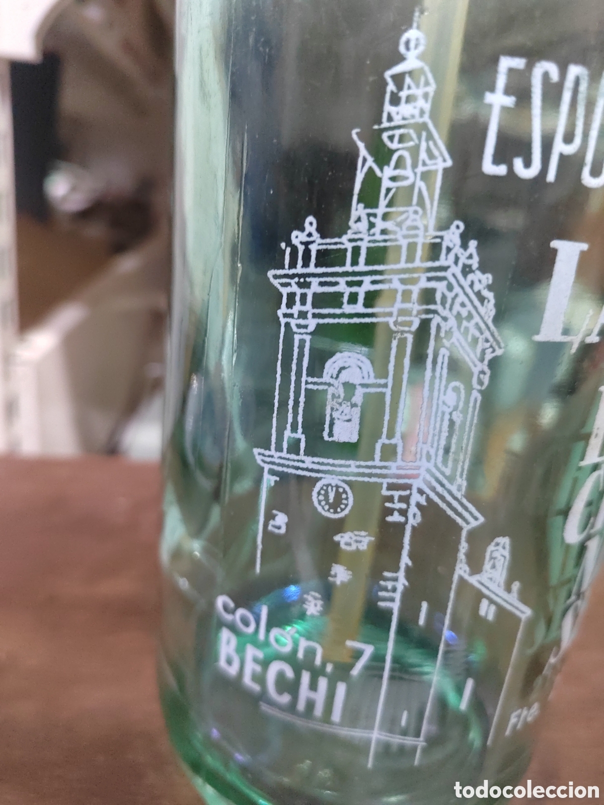 Botellas antiguas: Antiguo sifon cabeza de plomo - Foto 2