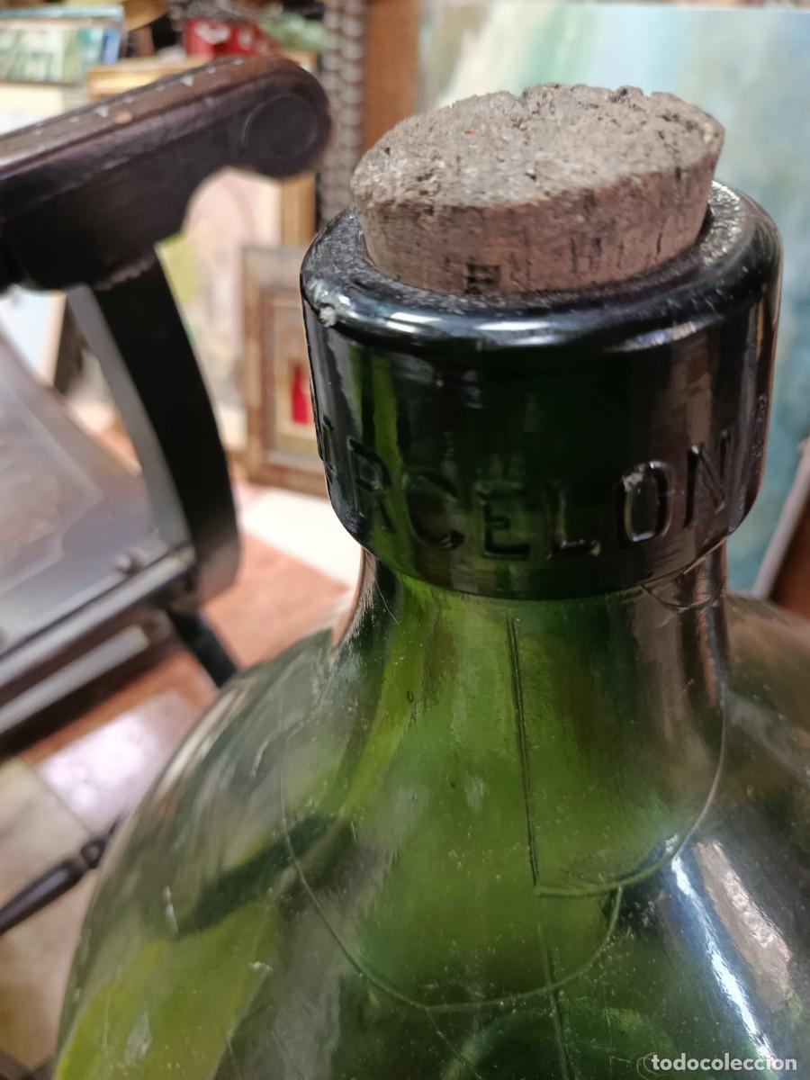 Botellas antiguas: Gran damajuana antigua - Foto 3