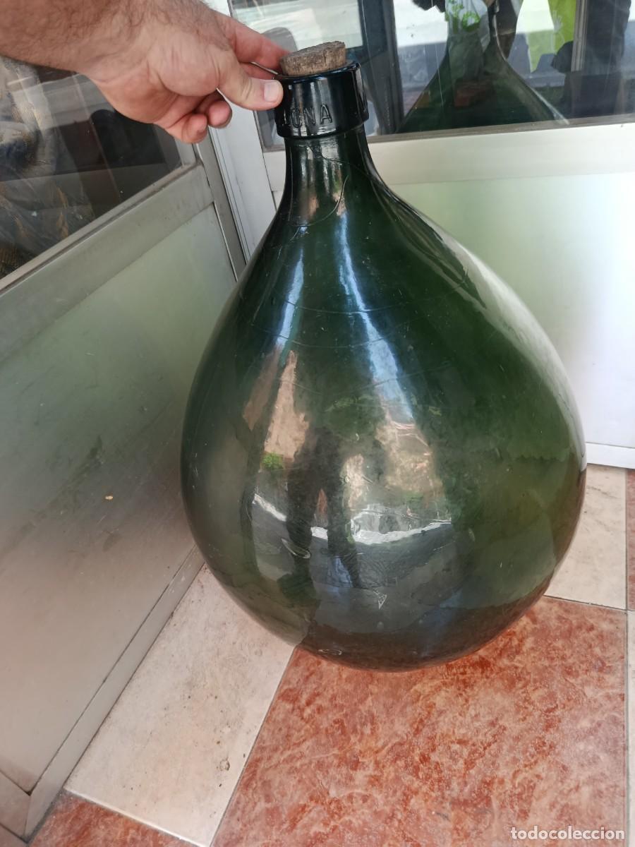 Botellas antiguas: Gran damajuana antigua - Foto 7