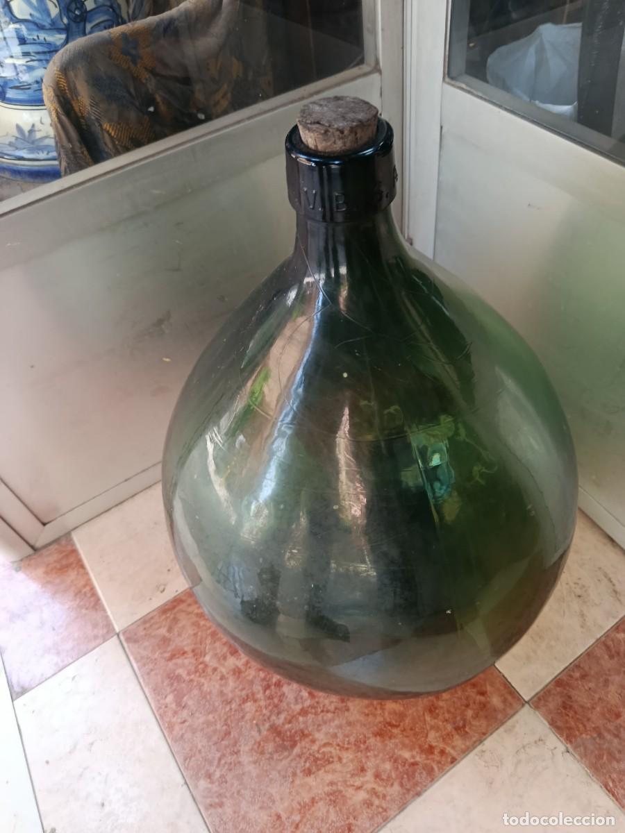 Botellas antiguas: Gran damajuana antigua - Foto 8