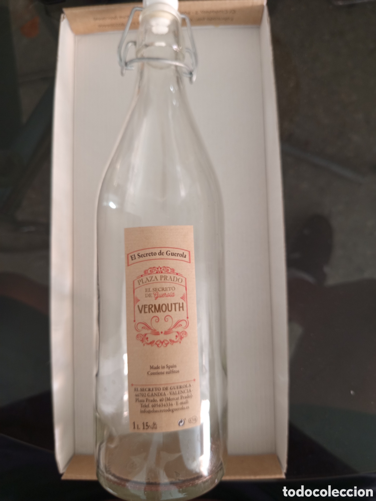 Botellas antiguas: Botella Vermouth: &rdquo;El Secreto de Guerola&rdquo;.Gand&iacute;a( Valencia). Ver fotos. Pedido m&iacute;nimo 3 &euro;.