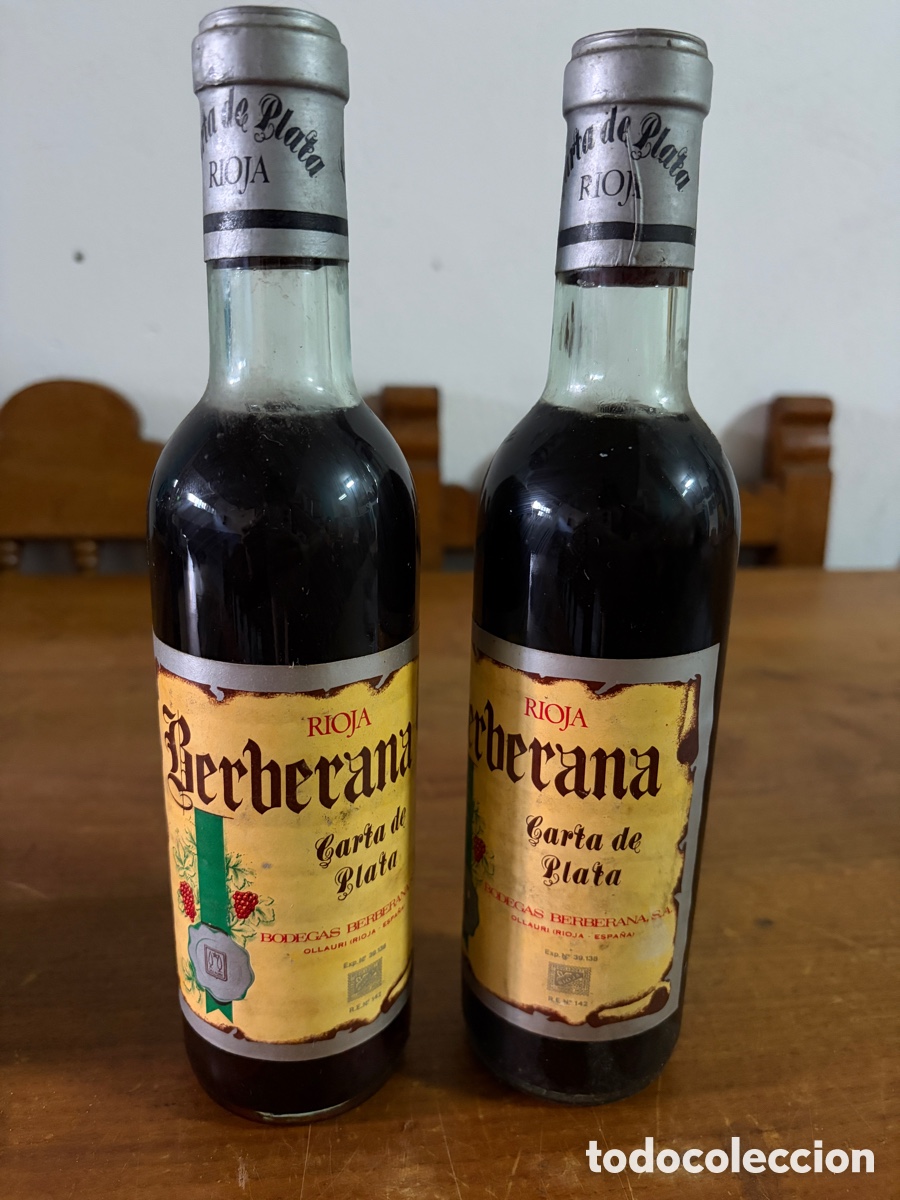 Botellas antiguas: Rioja berberana cata de plata - Foto 2