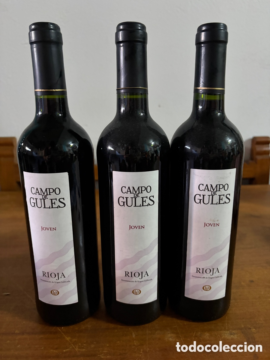 Botellas antiguas: Rioja campo de gules cosecha 2012 - Foto 1