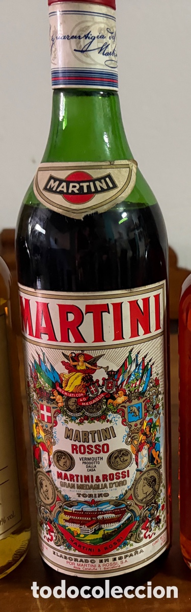 Botellas antiguas: Martini Rosso Gran Medaglia d'Oro