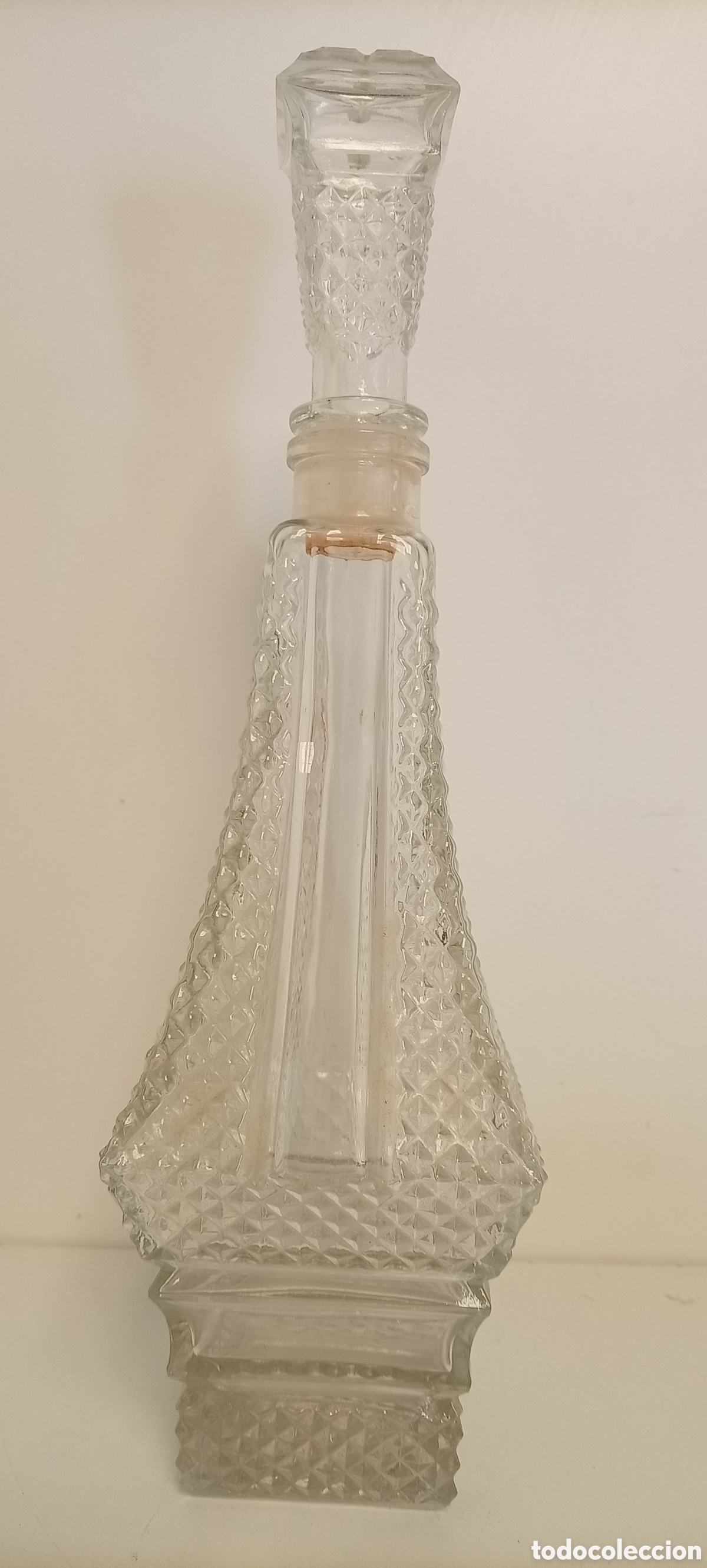 Botellas antiguas: .BOTELLA Y CUBETERRA EN CRISTAL TALLADO - Foto 3